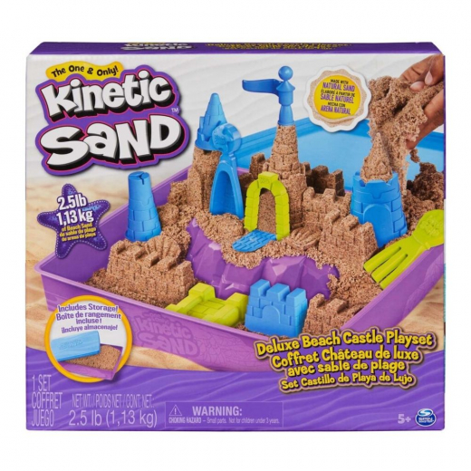 Kinetic Sand Deluxe Beach Castle Playset ryhmässä LELUT / Luo & maalaa / Kinetic Sand @ Spelexperten (6067801)