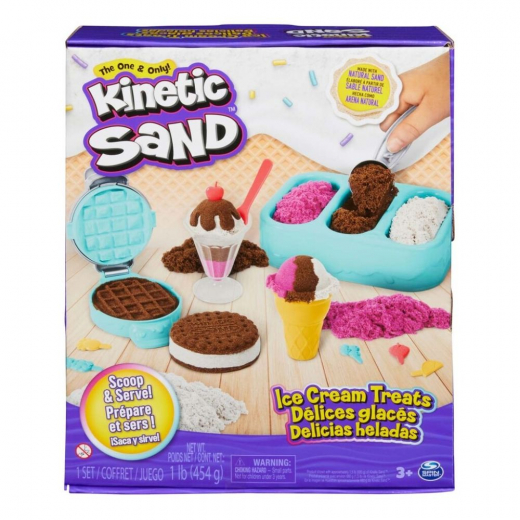 Kinetic Sand Ice Cream Treats ryhmässä LELUT / Luo & maalaa / Kinetic Sand @ Spelexperten (6068200)
