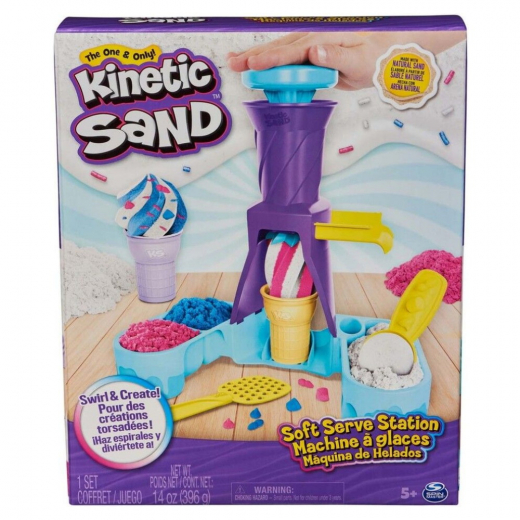 Kinetic Sand Soft Serve Station ryhmässä LELUT / Luo & maalaa / Kinetic Sand @ Spelexperten (6068385)