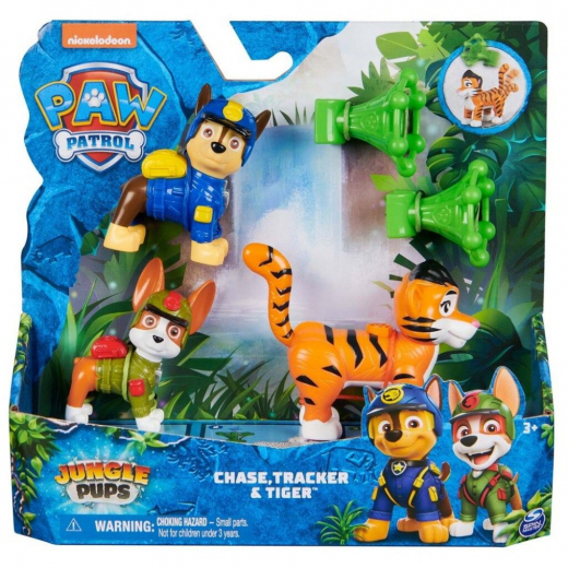 Paw Patrol - Jungle Pup - Chase & Tracker ryhmässä LELUT / Figuurit ja leikkisarjat / Paw Patrol @ Spelexperten (6068629)