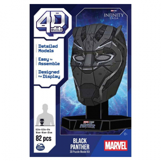 4D Palapeli Black Panther ryhmässä PALAPELIT / 3D palapelit @ Spelexperten (6068737)