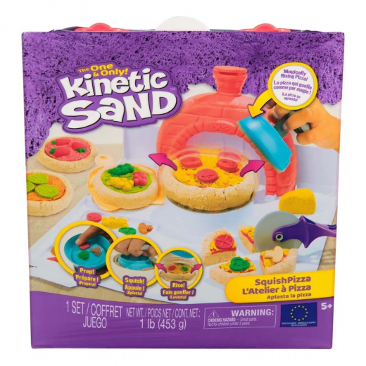 Kinetic Sand Squish Pizza ryhmässä LELUT / Luo & maalaa / Kinetic Sand @ Spelexperten (6072551)