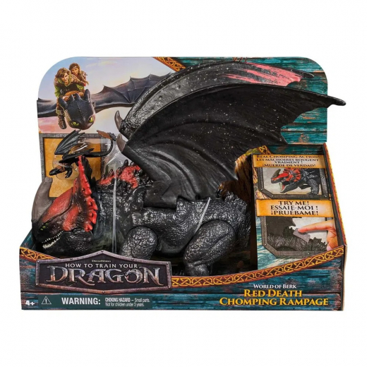 How To Train Your Dragon - Red Death Chomping Rampage ryhmässä LELUT / Figuurit ja leikkisarjat @ Spelexperten (6072650)