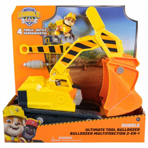 Rubble & Crew Big Build Tool Vehicle - Rubble ryhmässä LELUT / Figuurit ja leikkisarjat / Paw Patrol @ Spelexperten (6073297)