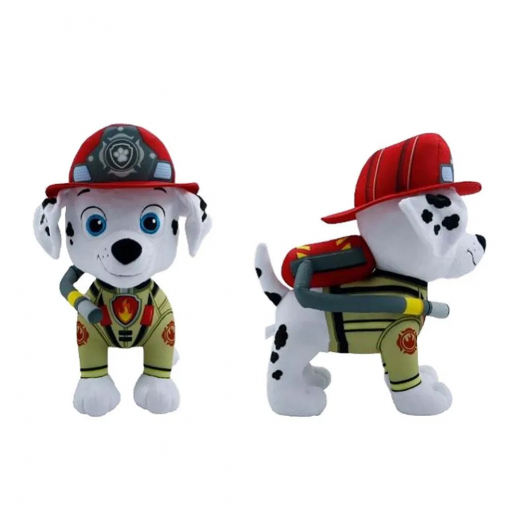 Paw Patrol Fire Rescue Deluxe Plush 30 cm - Marshall ryhmässä LELUT / Pehmolelu @ Spelexperten (6073667)