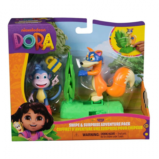 Dora The Explorer Adventure Pack - Boots & Swiper ryhmässä LELUT / Figuurit ja leikkisarjat @ Spelexperten (6073672)