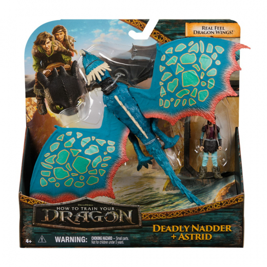 How To Train Your Dragon - Deadly Nadder & Astrid ryhmässä LELUT / Figuurit ja leikkisarjat @ Spelexperten (6074005)