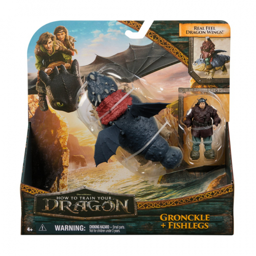 How To Train Your Dragon - Gronckle & Fishlegs ryhmässä LELUT / Figuurit ja leikkisarjat @ Spelexperten (6074006)