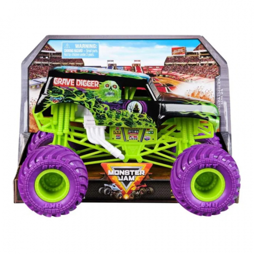 Monster Jam 1:24 Die Cast - Grave Digger ryhmässä LELUT / Leluajoneuvot / Monster Jam @ Spelexperten (6074256)