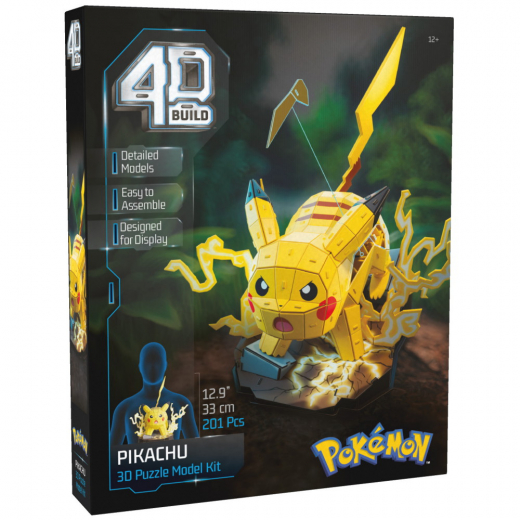 4D Puzzle Pokemon Pikachu 30 cm ryhmässä PALAPELIT / 3D palapelit @ Spelexperten (6075061)