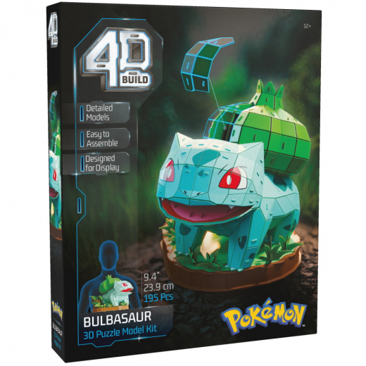 4D-palapeli Pokémon Bulbasaur 30 cm ryhmässä PALAPELIT / 3D palapelit @ Spelexperten (6075062)