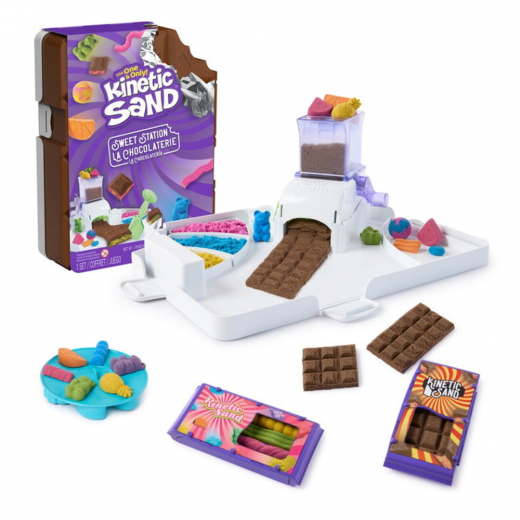 Kinetic Sand Leikkisavi Sweet Station ryhmässä LELUT / Luo & maalaa / Kinetic Sand @ Spelexperten (6075652)