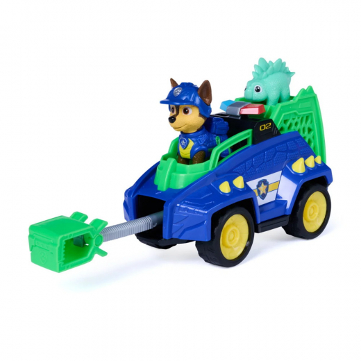 Paw Patrol - The Dino Movie - Chase Dino Rescue Cruiser ryhmässä LELUT / Figuurit ja leikkisarjat / Paw Patrol @ Spelexperten (6075756)