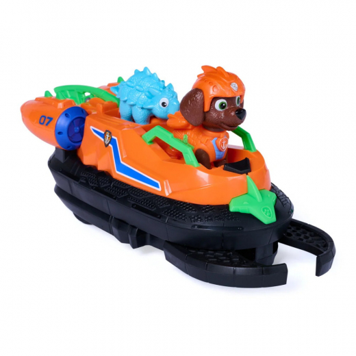 Paw Patrol - The Dino Movie - Zuma Dino Rescue Hovercraft ryhmässä LELUT / Figuurit ja leikkisarjat / Paw Patrol @ Spelexperten (6075773)