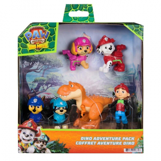 Paw Patrol - The Dino Movie - Dino Adventure Pack ryhmässä LELUT / Figuurit ja leikkisarjat / Paw Patrol @ Spelexperten (6075943)