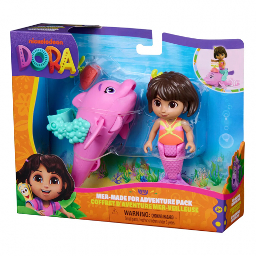 Dora The Explorer Adventure Pack - Dora & Dolphin ryhmässä LELUT / Figuurit ja leikkisarjat @ Spelexperten (6076291)