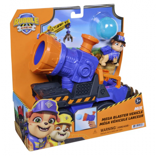 Rubble & Crew - Mix Mega Blaster Vehicle ryhmässä LELUT / Figuurit ja leikkisarjat / Paw Patrol @ Spelexperten (6076590)