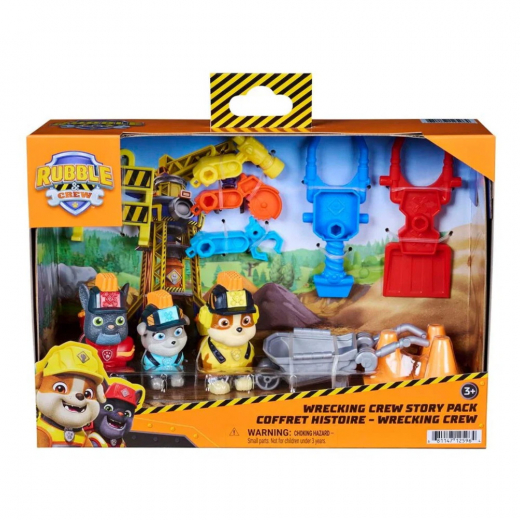 Rubble & Crew - Wrecking Crew Story Pack ryhmässä LELUT / Figuurit ja leikkisarjat / Paw Patrol @ Spelexperten (6076598)