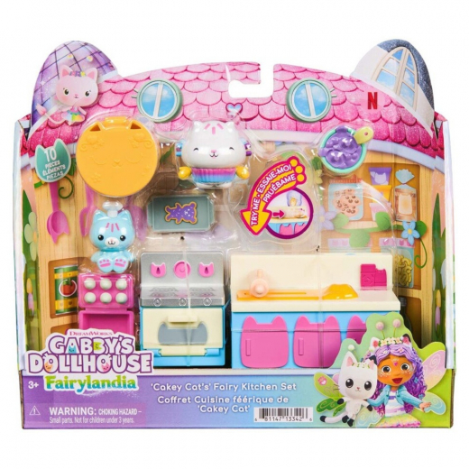 Gabby's Dollhouse Leikkisetti Fairylandia Cakey Cat ryhmässä LELUT / Figuurit ja leikkisarjat / Gabby's Dollhouse @ Spelexperten (6077036)