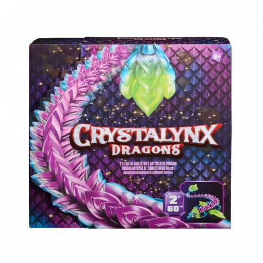 CrystaLynx Dragon Aurora Scales Spectris 60 cm ryhmässä LELUT @ Spelexperten (6077524)