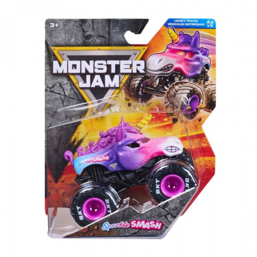 Monster Jam Monstertruck Sparkle Smash 1:64 ryhmässä LELUT / Leluajoneuvot / Monster Jam @ Spelexperten (6077761)