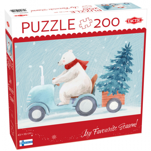 Tactic Puzzle: Lovers Christmas Tree Hunt 200 Pcs ryhmässä PALAPELIT / Tactic @ Spelexperten (60863)