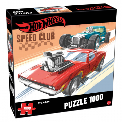 Tactic Pussel: Hot Wheels Speed Club 1000 pcs ryhmässä PALAPELIT / 1000 palaa @ Spelexperten (60994)