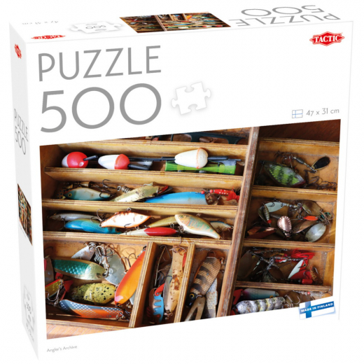 Tactic Puzzle: Angler's Archive 500 Pcs ryhmässä PALAPELIT / Tactic @ Spelexperten (61061)