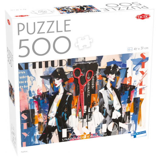 Tactic Puzzle: Fashion 500 Pcs ryhmässä PALAPELIT / Tactic @ Spelexperten (61062)