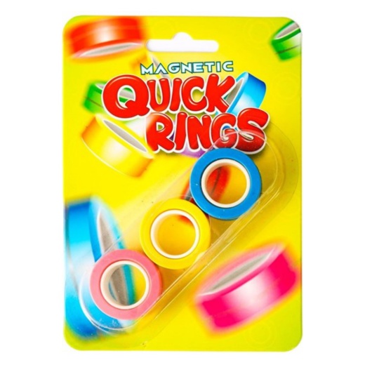 Magnetic Quick Rings - Neon 3 Pack ryhmässä  @ Spelexperten (620887)