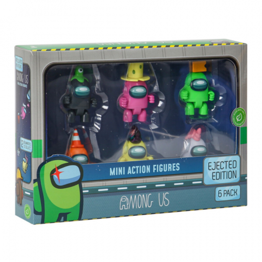 Among Us Mini Action Figures 6-pack ryhmässä LELUT / Figuurit ja leikkisarjat @ Spelexperten (6306AU)