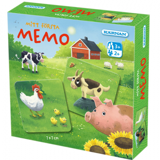 My first Memo - On the Farm ryhmässä SEURAPELIT / Lastenpelit @ Spelexperten (631126)