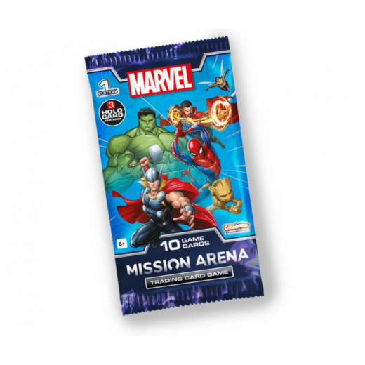 Marvel: Mission Arena TCG - Booster Pack ryhmässä SEURAPELIT / Korttipelit @ Spelexperten (632459)
