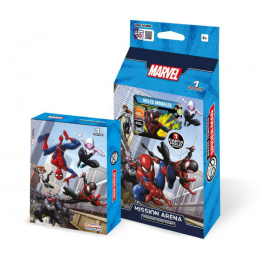 Marvel: Mission Arena TCG - Starter Spider-Man: Miles Morales Edition ryhmässä SEURAPELIT / Korttipelit @ Spelexperten (632466-MIL)