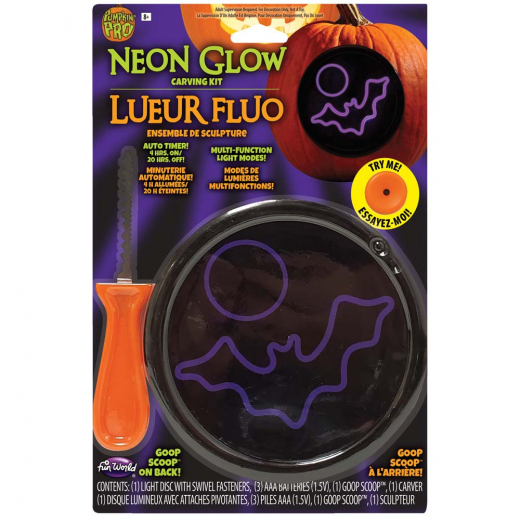 Neon Glow Carving Kit Bat ryhmässä LELUT @ Spelexperten (6462-B)