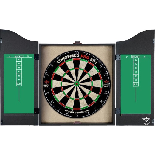Longfield Darts Pro Set - Black ryhmässä PÖYTÄPELIT / Darts / Tikkataulu / Perinteinen @ Spelexperten (65015)