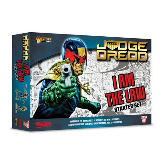 Judge Dredd Miniature Game: I Am The Law - Starter ryhmässä SEURAPELIT / Strategiapelit @ Spelexperten (651510001)
