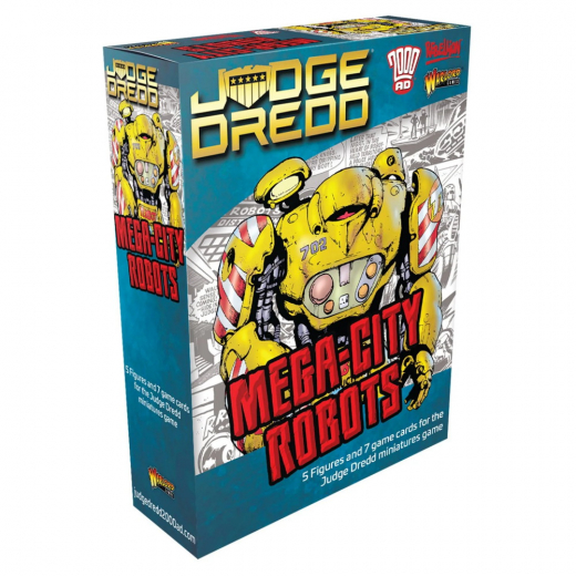 Judge Dredd Miniature Game: Mega-City Robots (Exp.) ryhmässä SEURAPELIT / Lisäosat @ Spelexperten (652210211)