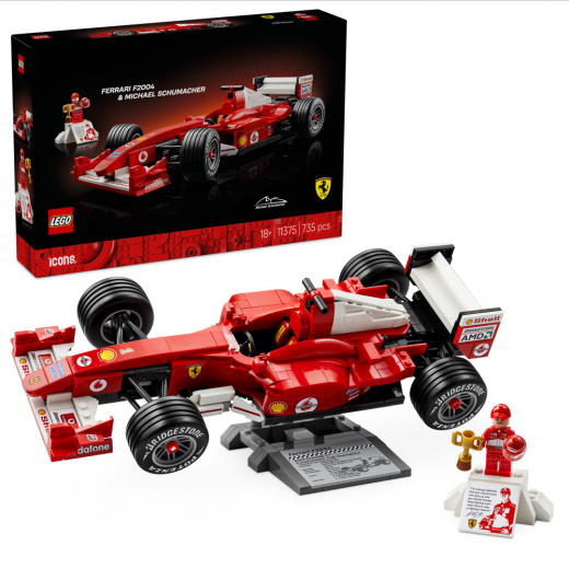 LEGO Ferrari F2004 & Michael Schumacher ryhmässä LELUT / LEGO @ Spelexperten (6588523)