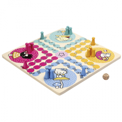 Hello Kitty Ludo ryhmässä SEURAPELIT / Lastenpelit @ Spelexperten (70-0011-00)