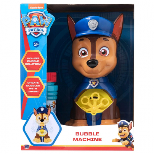 Paw Patrol - Chase Bubble Machine ryhmässä LELUT / Ulkoleikit / Saippuakuplia @ Spelexperten (70570100)