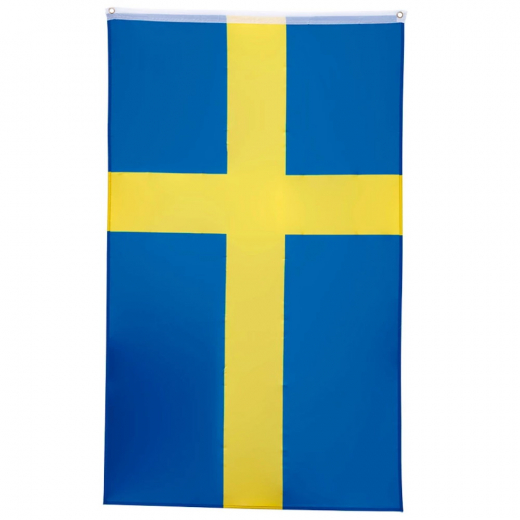 Swedish Flag 150x90cm  ryhmässä ULKOPELIT / Jalkapallo / Supporter Products / Sweden @ Spelexperten (70989)