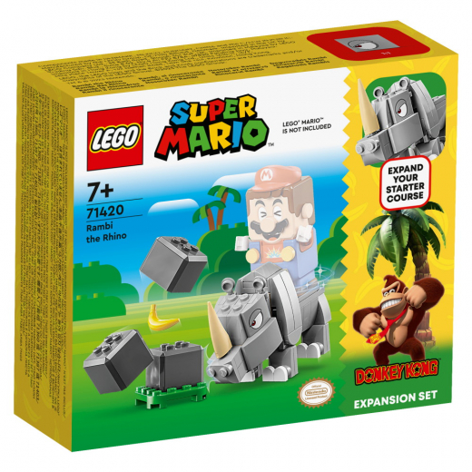 LEGO Super Mario -  Noshörning Rambi - laajennussetti ryhmässä LELUT / LEGO / LEGO Super Mario @ Spelexperten (71420)