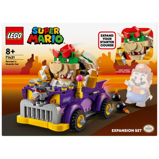 LEGO Super Mario - Bowsers muskelauto – laajennussetti ryhmässä LELUT / LEGO / LEGO Super Mario @ Spelexperten (71431)