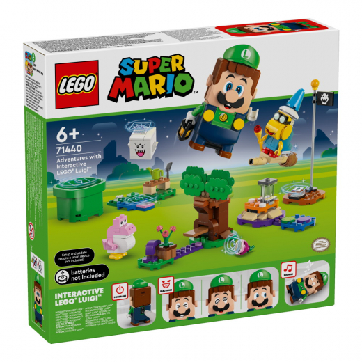 LEGO Super Mario - Interaktiivisen LEGO Luigi hahmon seikkailut ryhmässä LELUT / LEGO / LEGO Super Mario @ Spelexperten (71440)