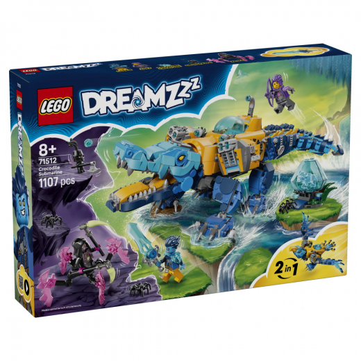 LEGO DREAMZzz - Krokotiilisukellusvene ryhmässä LELUT / LEGO / LEGO DREAMZzz @ Spelexperten (71512)