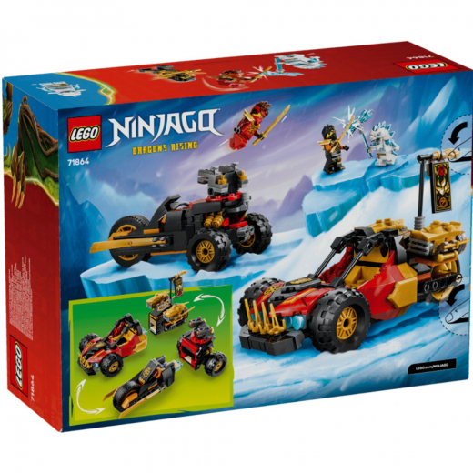 LEGO Ninjago - Kais & Coles Combiner Vehicles ryhmässä LELUT / LEGO / LEGO Ninjago @ Spelexperten (71864)