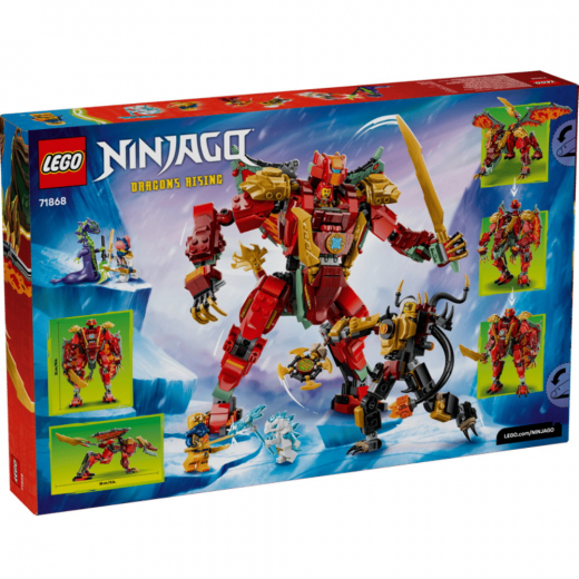 LEGO Ninjago - Wyldfyres Transforming Dragon Mech  ryhmässä LELUT / LEGO / LEGO Ninjago @ Spelexperten (71868)
