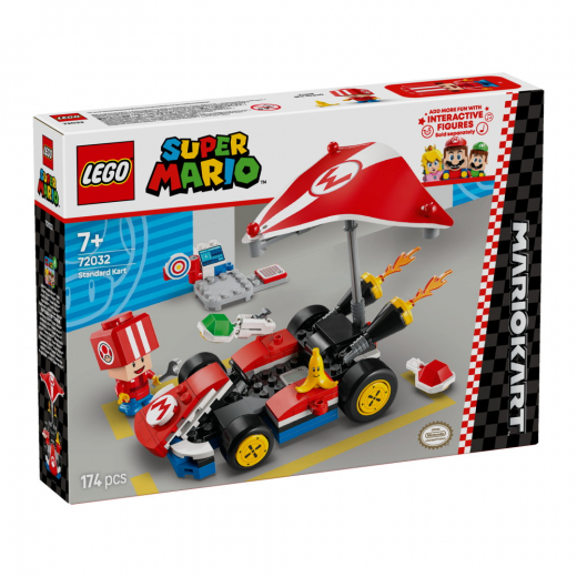 LEGO Super Mario - Mario Kart Standard Kart ryhmässä LELUT / LEGO / LEGO Super Mario @ Spelexperten (72032)