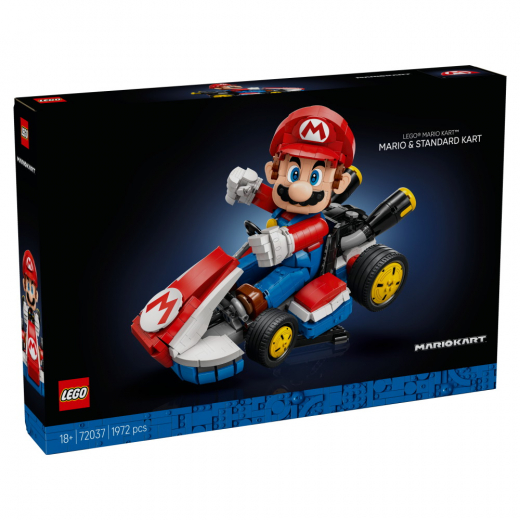 LEGO Mario Kart - Mario & Standard Kart ryhmässä LELUT / LEGO / LEGO Super Mario @ Spelexperten (72037)